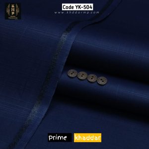 Prime khaddar Blue YK-504